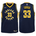 Youth Pacers Myles Turner Navy Jersey - Icon Edition
