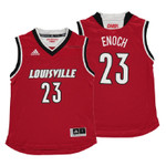 NCAA Louisville Cardinals Steven Enoch Youth Red Jersey