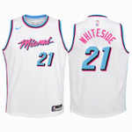 Youth Heat Hassan Whiteside White Jersey - City Edition Edition