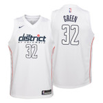 Youth Wizards Jeff Green City Edition White Jersey