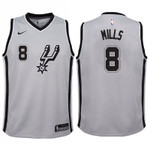 Youth Spurs Patty Mills Gray Jersey-Statement Edition