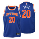 Youth Knicks Kevin Knox Icon Edition Blue Jersey
