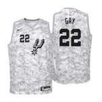 Youth Spurs Rudy Gay Earned Camo Jersey