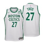 2020-21 Celtics City Jersey Daniel Theis White Youth
