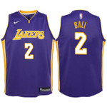 Youth Lakers Lonzo Ball Purple Jersey-Statement Edition