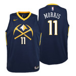 Youth 2017-18 Nuggets Monte Morris City Edition Navy Jersey