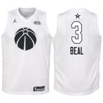 Youth 2018 NBA All-Star Wizards Bradley Beal White Jersey