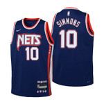 Nets Ben Simmons 75th Anniversary City Youth Jersey