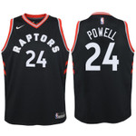 Youth Raptors Norman Powell Black Jersey - Statement Edition