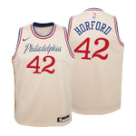 Youth 76ers Al Horford City Cream Jersey