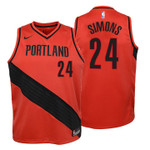 Youth Blazers Anfernee Simons Statement Red Jersey