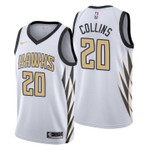 Youth Hawks John Collins City Edition White Jersey
