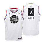 Youth 2019 NBA All-Star Pistons #23 Blake Griffin White Jersey