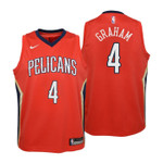 Pelicans Statement Edition Jersey Devonte' Graham Red Youth