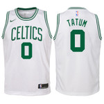 Youth Celtics Jayson Tatum White Jersey-Association Edition