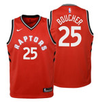 Youth Raptors Chris Boucher Icon Edition Red Jersey