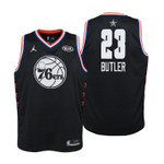 Youth 2019 NBA All-Star 76ers #23 Jimmy Butler Black Jersey