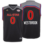 Youth 2017 NBA All-Star Russell Westbrook Charcoal Jersey