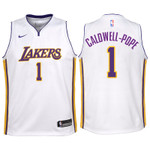 Youth Lakers Kentavious Caldwell-Pope White Jersey-Association Edition