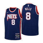 2021-22 Nets Patty Mills 75th Anniversary City Youth Jersey