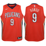 Youth Pelicans Rajon Rondo Red Jersey-Icon Edition