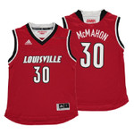NCAA Louisville Cardinals Ryan McMahon Youth Red Jersey