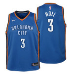 Youth Thunder Nerlens Noel Icon Edition Blue Jersey