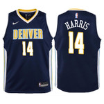 Youth Nuggets Gary Harris Navy Jersey-Icon Edition