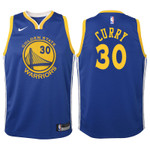 Youth Warriors Stephen Curry Blue Jersey-Icon Edition