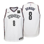 Youth Nets Spencer Dinwiddie City White Jersey