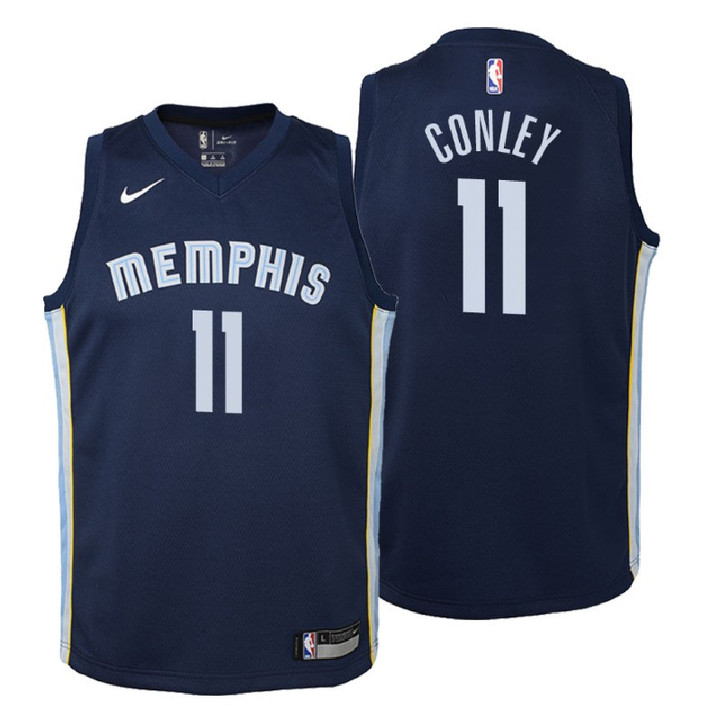 Youth 2017-18 Grizzlies Mike Conley Icon Edition Navy Jersey