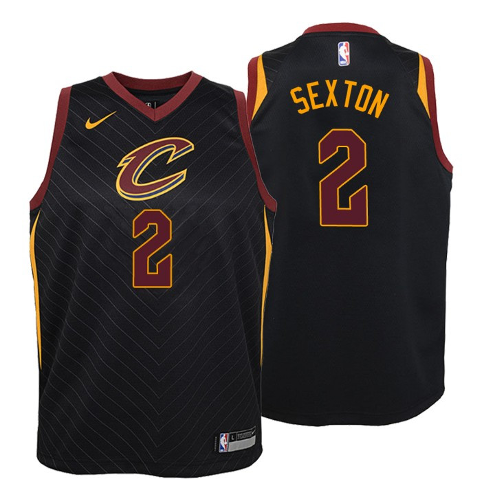 Youth Cavaliers Collin Sexton Statement Black Jersey