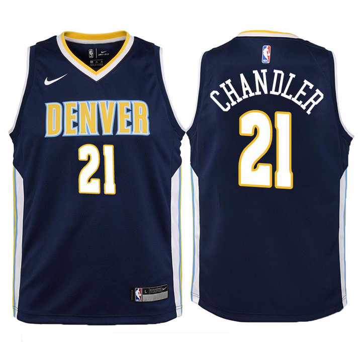 Youth Nuggets Wilson Chandler Navy Jersey-Icon Edition