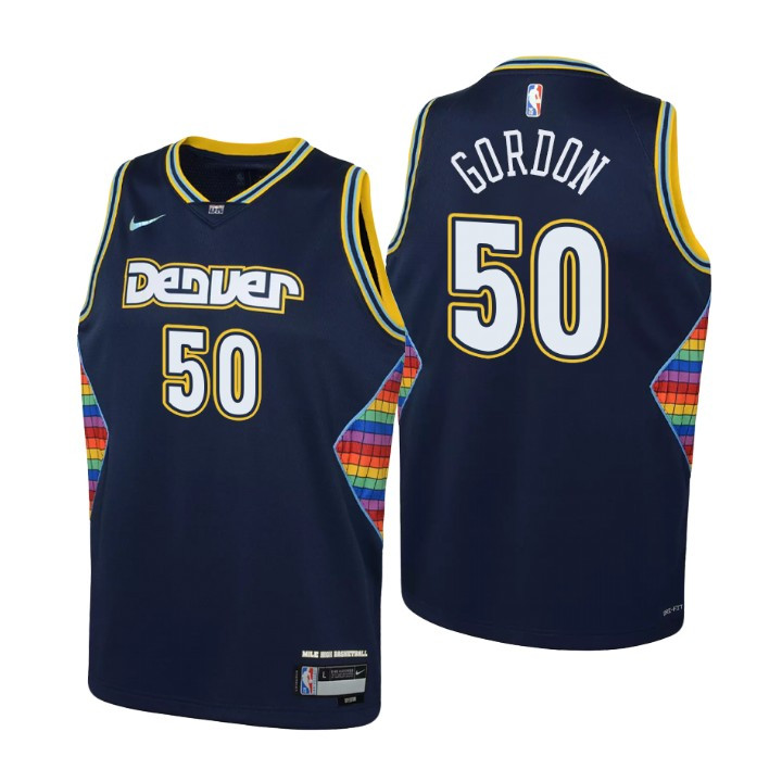 2021-22 Nuggets Aaron Gordon 75th Anniversary City Youth Jersey