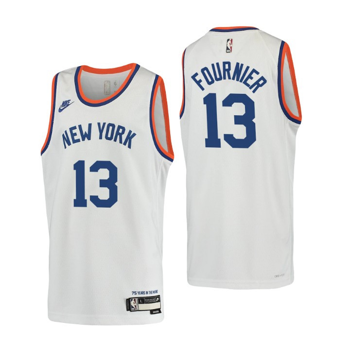 2021-22 Knicks Evan Fournier 75th Anniversary Classic Youth Jersey