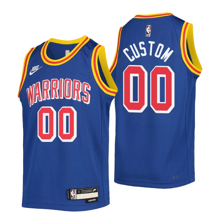 2021-22 Warriors Custom Classic Edition Youth Jersey