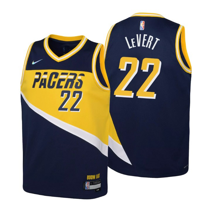 2021-22 Pacers Caris LeVert 75th Anniversary City Youth Jersey