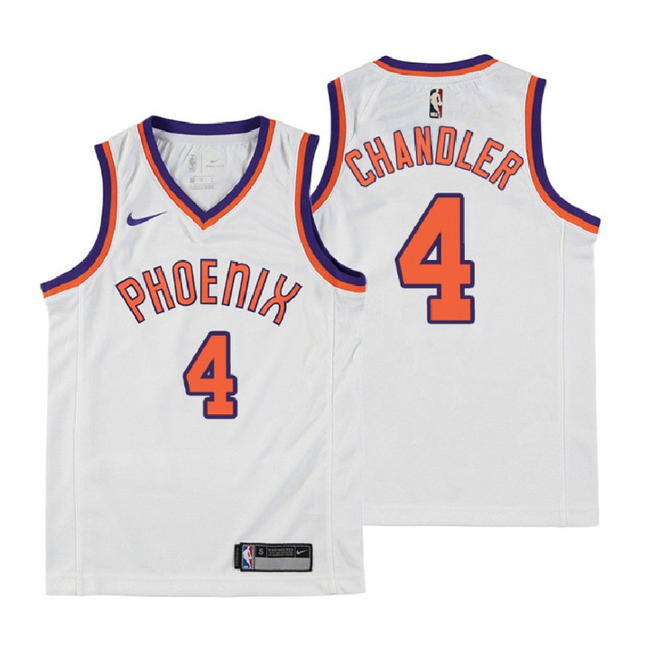 Youth 2017-18 Suns Tyson Chandler Classic Edition White Jersey
