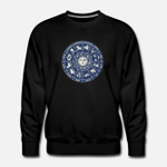 Zodiac Wheel  Mens Premium Sweatshirt