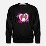 Australian Shepherd Valentine  Mens Premium Sweatshirt