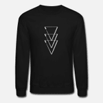 Geometric Triangles  Unisex Crewneck Sweatshirt