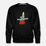 Retro New Hampshire Design Souvenir Gift  Mens Premium Sweatshirt