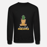 Pineapple Teddy Pet Bear Fruit Hawaii Animal Lover  Unisex Crewneck Sweatshirt
