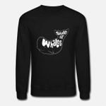 Save the whales  Whale with lettering  Unisex Crewneck Sweatshirt
