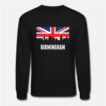British Flag Birmingham Skyline  Unisex Crewneck Sweatshirt