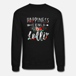 Happiness is being a lolli  Unisex Crewneck Sweatshirt