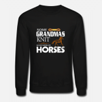 Awesome Grandmas Ride Horses T shirt  Unisex Crewneck Sweatshirt
