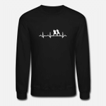 Heartbeat Boxing Tshirt Funny Boxer Gift Shirt For  Unisex Crewneck Sweatshirt