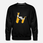 Funny Bariton Saxophone T Shirt Gift Alto Saxophon  Mens Premium Sweatshirt