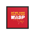 Run Wasp Framed Print